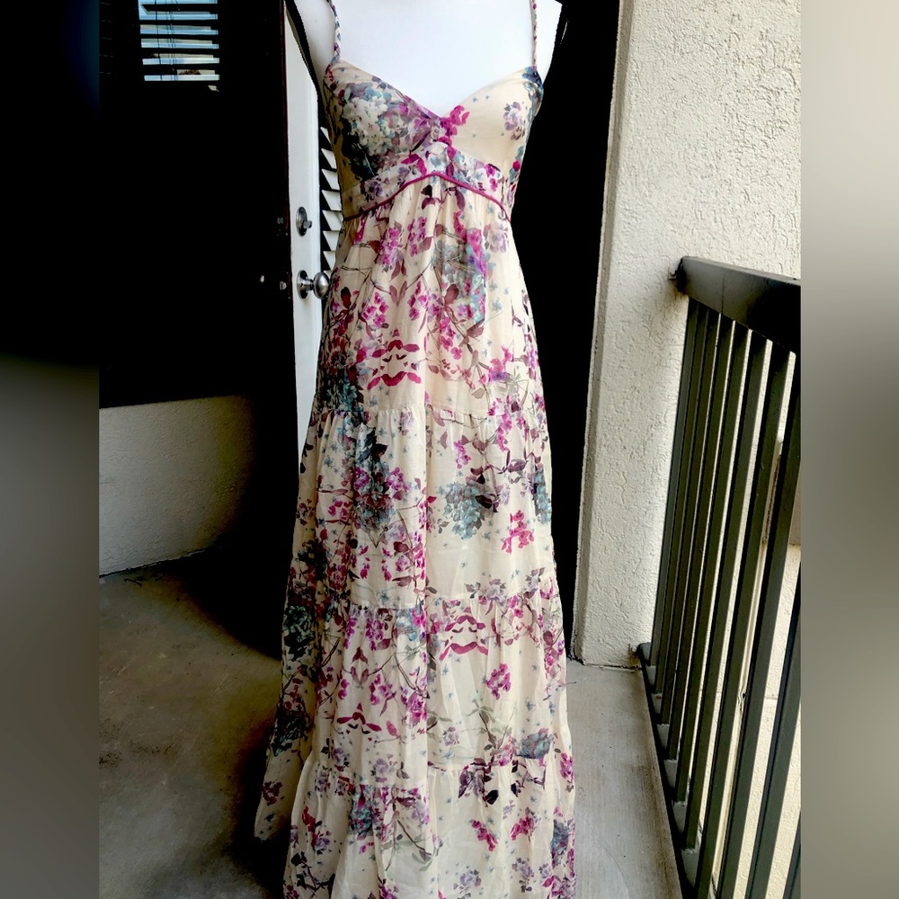 Maxi dress. Size 40 (European size). French brand Naf Naf.